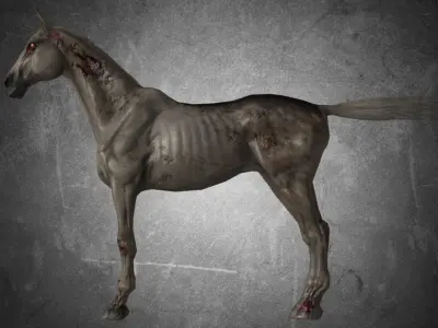 Horse - Pestilence No Gear 3D model