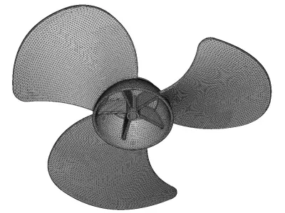 Metal Fan Blade 3D print model