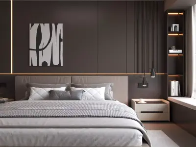 Bedroom interior 16 3D model