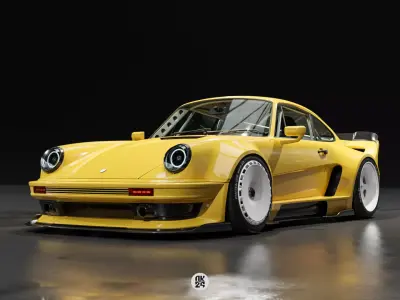 Porsche 911 Widebody kit 3D model