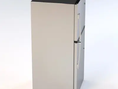 Energy Star 21 2 Cu Ft Stainless Top-Freezer Refrigerator 3D model
