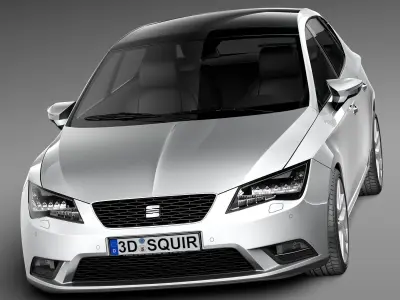 Seat Leon 2013 3D model