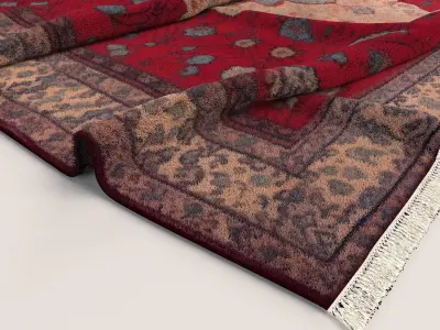 Carpet rug 002 3D model