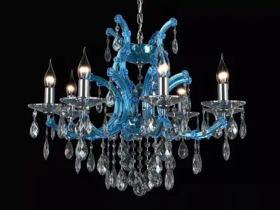 698085 ChampaBlu Osgona Chandelier 3D model