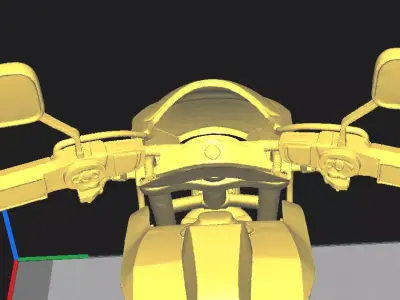 Moto SCRAMBLER HAOJUE 3D print model