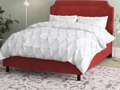 Coro Daniel-Jack Upholstered Standard Bed Free 3D model