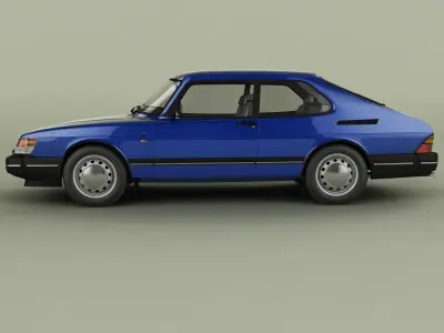 SAAB 900 3D model