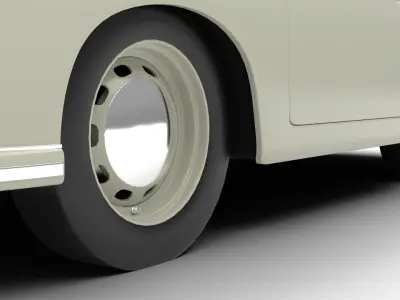 Porsche 356 1300 1952 3d model 3D model