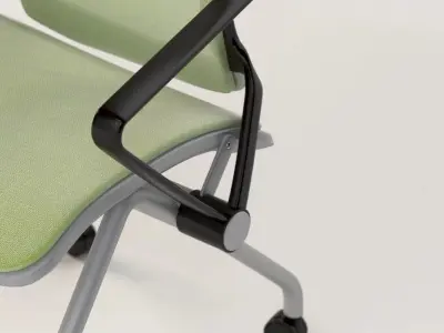 Lii Casters Armchair 3D model