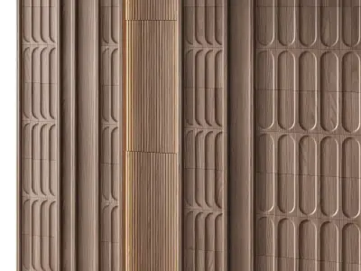 Decorative V66 Wall Panels 3D model