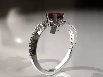 Rings Contrarie Free 3D print model