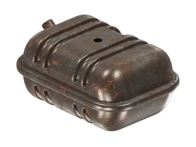 Rusty Truck Fuel Tank 3D model