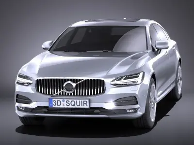 Volvo S90 2017 VRAY 3D model