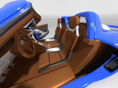 Porsche Carrera GT 3D model