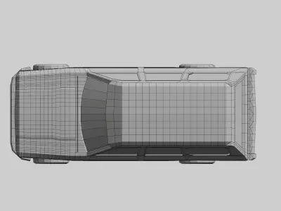 Low-Poly Modular Car - Cruiser Style Low-poly 3D model