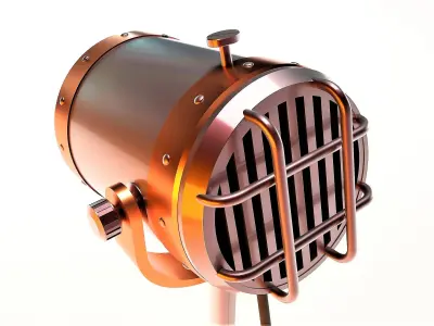 Tripod Fancy Industrial Decorative Lamp Free 3D model