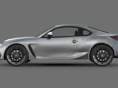 Subaru BRZ 2022 Low-poly 3D model