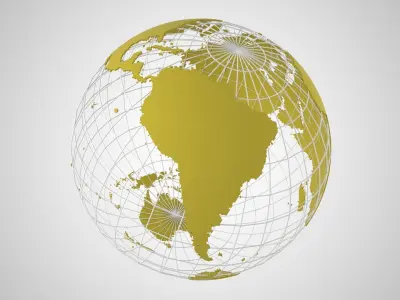 Globe News Skalton Olive Green 3D model