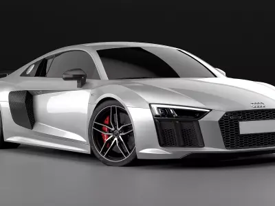 2016 Audi R8 V10 Plus 3D model