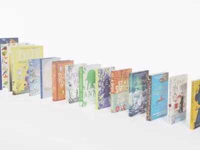 Childrens and Early Teen Books 3D model