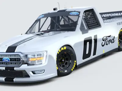 Nascar F-150 Trucks 2022  template 3D model