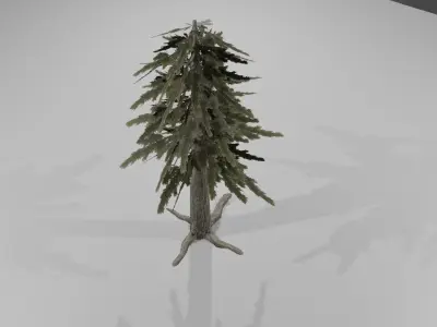 Tree Textured - Game Asset -  Arvore Low-poly 3D model