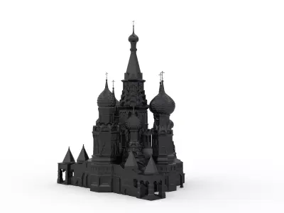 Saint Basil Cathedral - Moscow 3D print model
