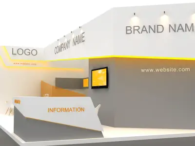 3D Exhibition Model 3D model purchase