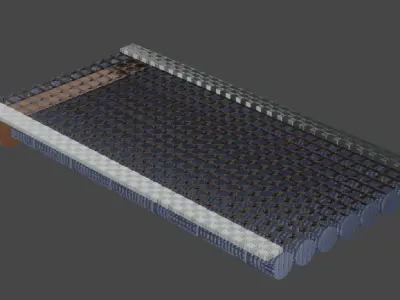 Sci-Fi Runner Catwalk Free 3D model