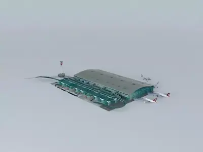 Heathrow airport Free 3D model
