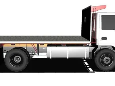 Chevrolet NPR Diesel  Low-poly 3D model