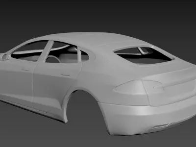 Tesla Model S Body for print 3D print model