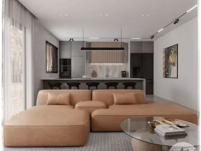 Apartment 4 Blender Scene  3D model