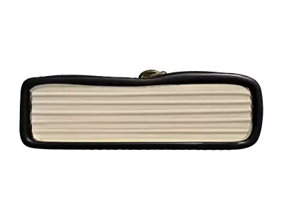 Black Leather Journal Gold Clasp Low-poly 3D model