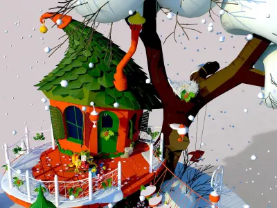 Halloween  and  Christmas 3D Model Collection