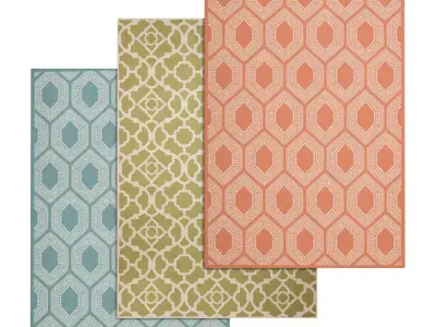 Rug Set 1093 3D model