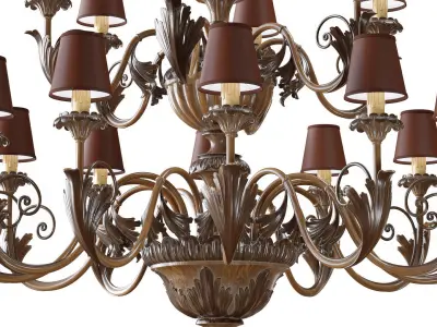 Chandelier Silvano Grifoni 21 3D model