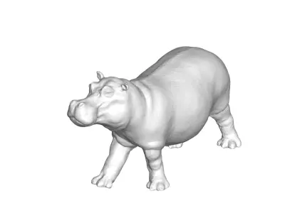 Hippo 3D model purchase