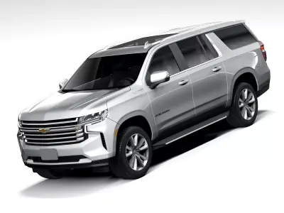 Chevrolet Suburban High Country 2021 3D model