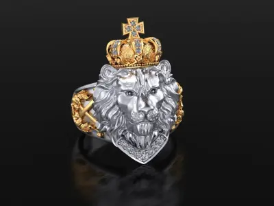 LION KING RING   3D print model