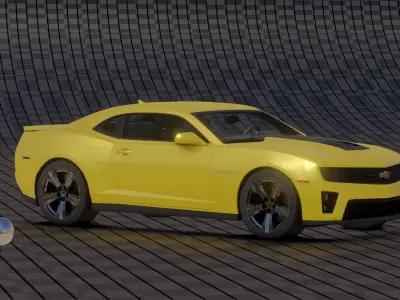 chevrolet camaro zl1 Low-poly 3D model