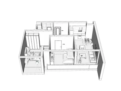 Section Pack Scene 3D model