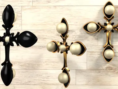 Cross deco 3D model