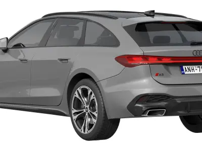 Audi A5 Avant 2025 3D model