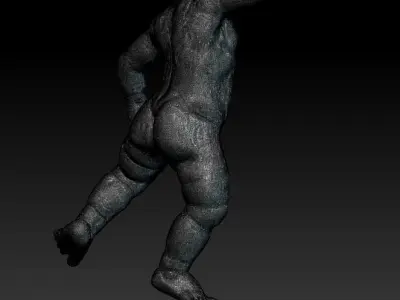Putto in equilibrio su una sfera  3D model