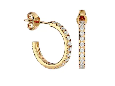 Women earrings model 3D print model