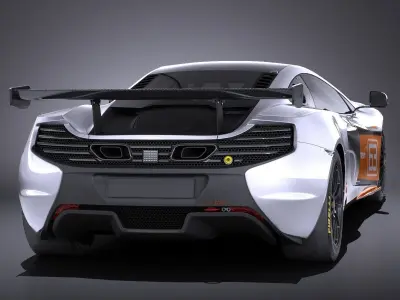 McLaren 650S Sprint 2017 VRAY 3D model