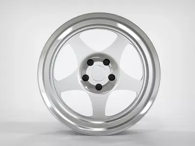 Machined Wheel  3D model
