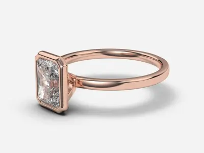 Bezal Set diamond Ring 3D print model