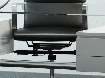 Decorative set Office 2 3D model